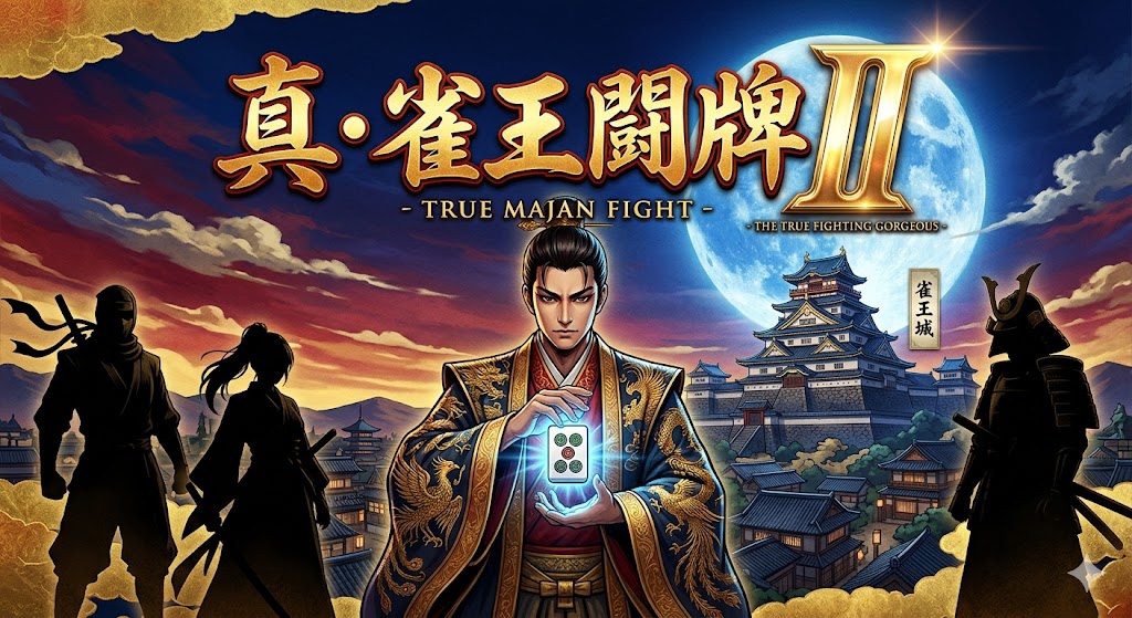 真・雀王闘牌 ロゴ